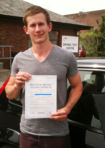 Mike Smith Passes his driving test in Portsmouth Mike Smith Passes his driving test in Portsmouth