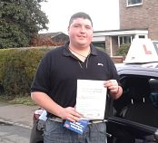 Jonno passes his driving test in Oxford Jonno passes his driving test in Oxford