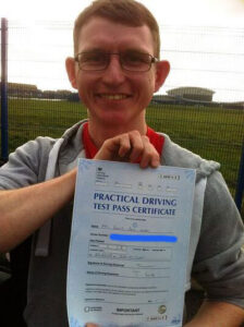 Barry Hooper passes his driving test centre in Portsmouth Barry Hooper passes his driving test centre in Portsmouth