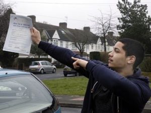 Matthew Caillaux passes his driving test in West Wickham