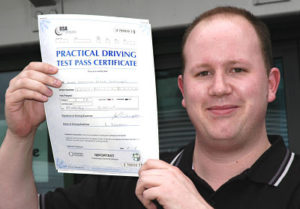 Luke Jennings passes his driving test in Sidcup