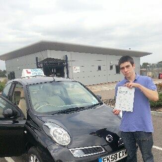 Lewis Adams passes in Basildon