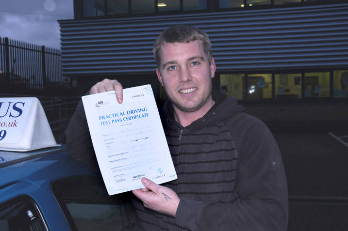 James Connolly passes his driving test in Sidcup