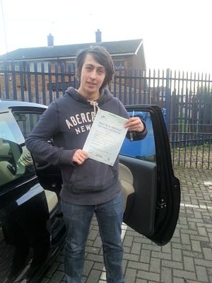 Daniel Rowland passes driving test in Tilbury