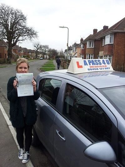 Sophie Middleton passes her driving test in Southampton