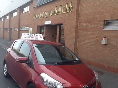 Norwich City FC learner car