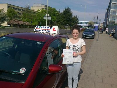 Alex Hinton passes his driving test in Norwich