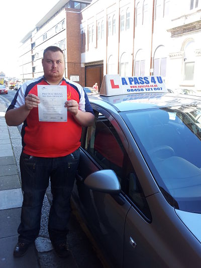 James Neale passes his driving test in Southampton