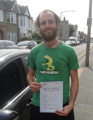 Ken Carlile passed his driving test in Tilbury