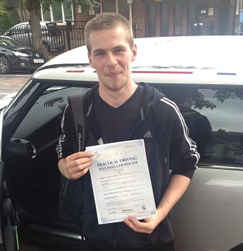 Michael Kellegher passes his driving test 1st time