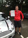 Mitchell Howard passes his driving test in Bishops Stortford