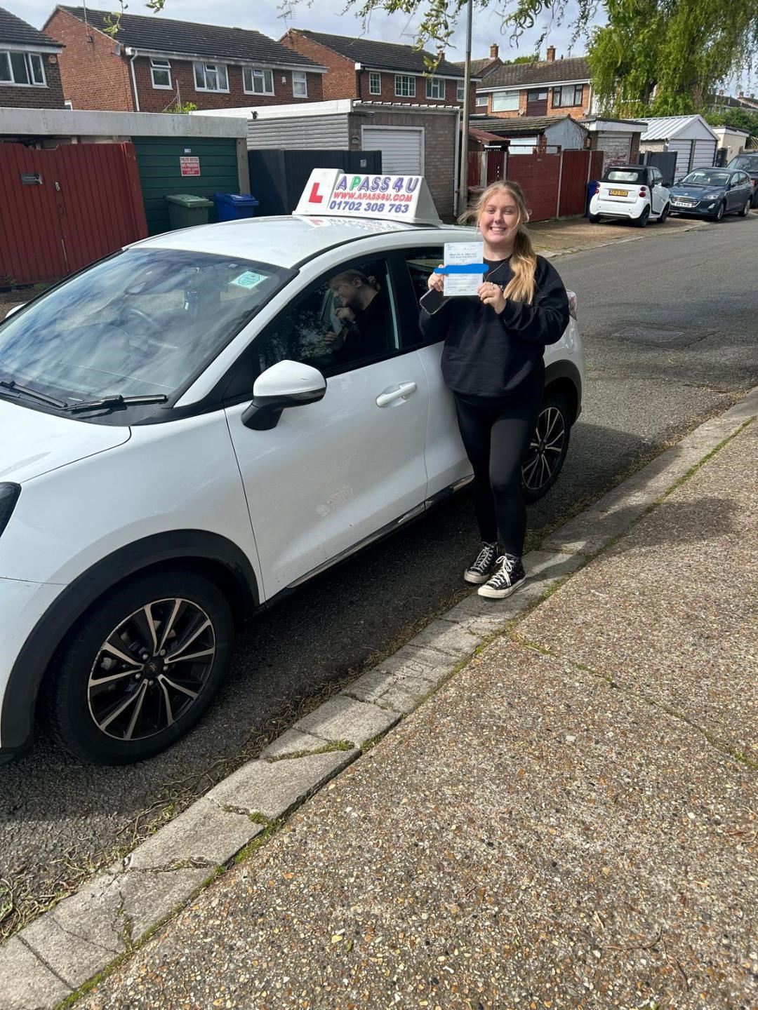 Passed Pupil Paige Beckers Tilbury APass4U