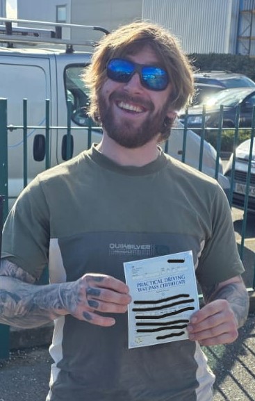 Jake T passes his driving test in Shrewsbury after a short one week driving course with our expert driving instructor Gary L