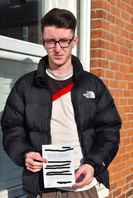 Colchester driving test pass for Riley T as part of a mid range driving course in Colchester with Neil C