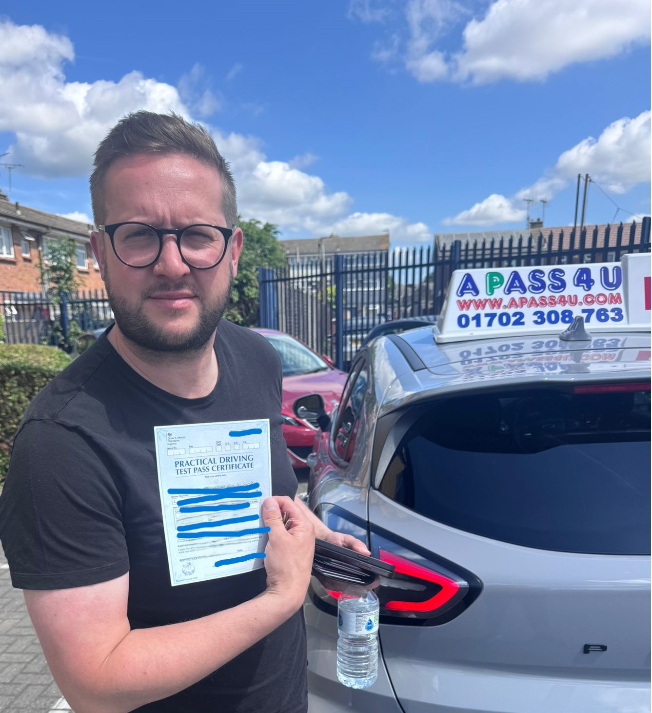 Tilbury 1st time pass for James L after a one week driving course with the maestro himself Artan G, many congratulations!