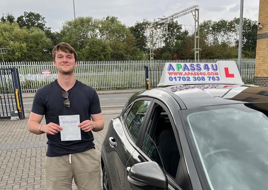 Nimo gets a driving test pass with Pete P in Tilbury following a 20 hour driving course, many congratulations Nimo