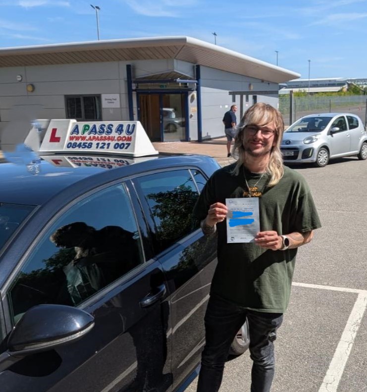 Peter G passes his test 1st time at the Norwich driving test centre on Peachman way 1st time with Jon D driving instructor