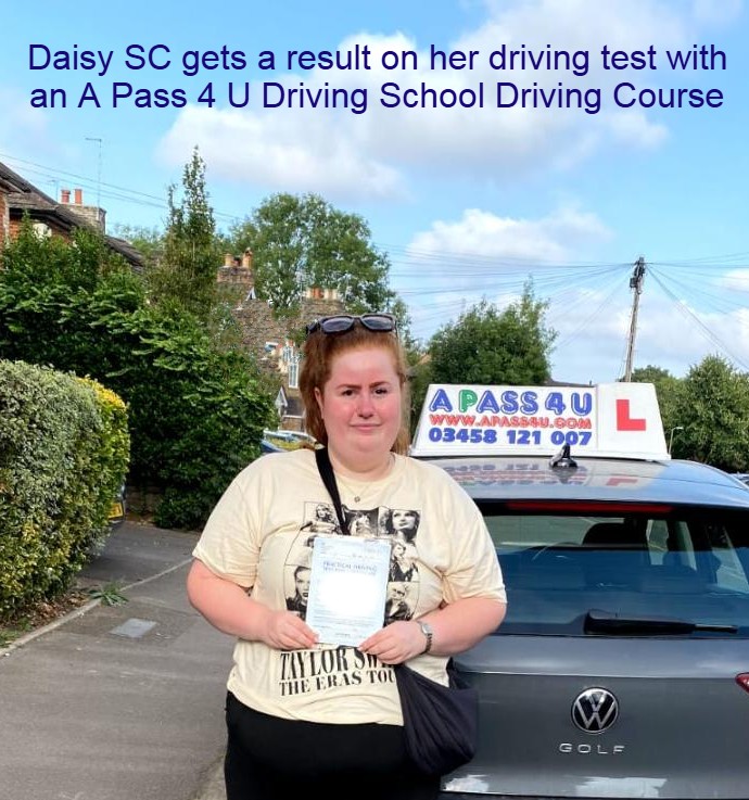 1st time driving test pass in Daisy AC after intensive driving course with Felix our Brentwood based driving instructor.