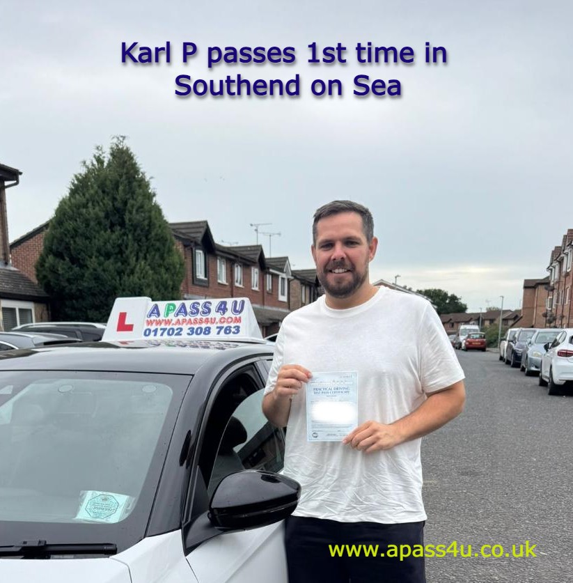 Short Driving Course works for Karl P with a pass in Southend on Sea with driving instructor Danielle R, Many congratulations!
