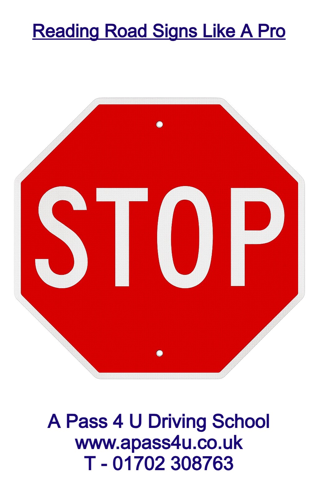 Reading Road Signs Like A Pro blog